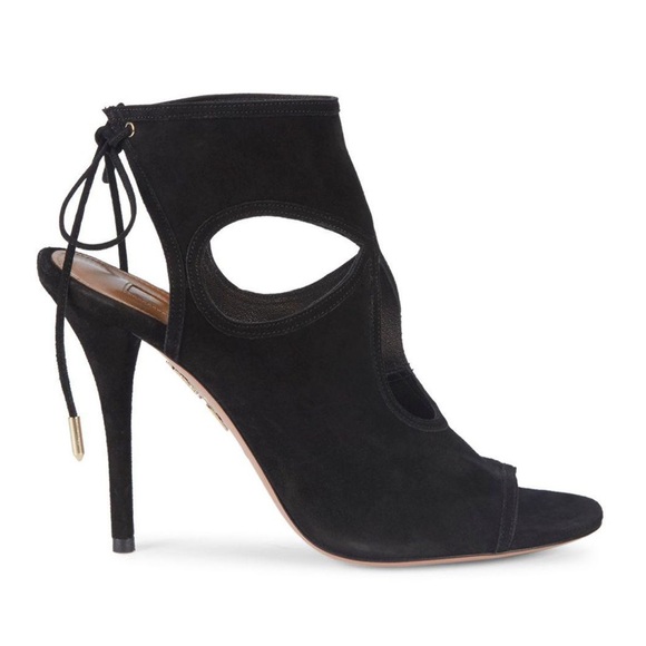 Aquazzura Sexy Thing Cutout Booties - Picture 2 of 6